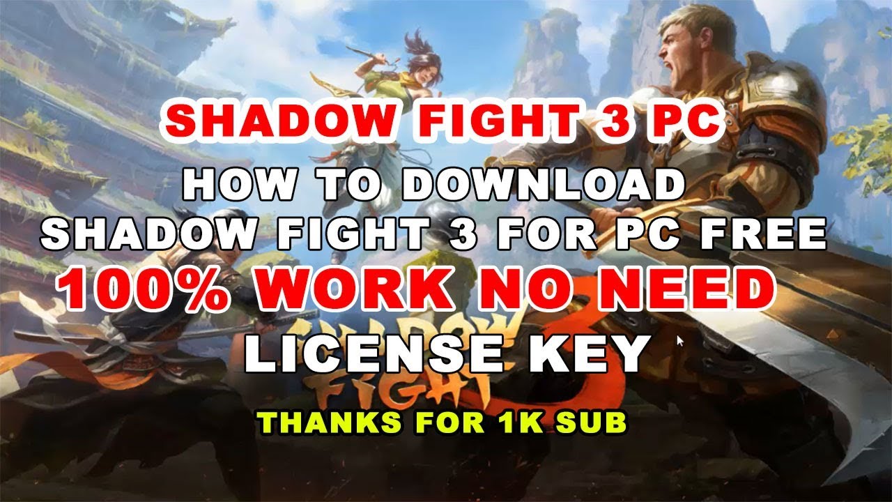 shadow fight 3 pc key